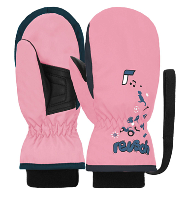 Варежки детские REUSCH Kids Mitten Light Rose/Dress Blue