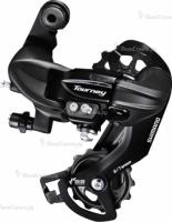 Переключатель задний Shimano Tourney, RD-TY300, 6/7 ск, крепление на петух, б/уп