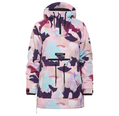 Куртка сноубордическая женская - анорак Horsefeathers DERIN JACKET abstract paint
