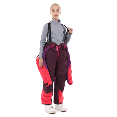 Зимний утепленный комбинезон подростковый Dragonfly DF TEENAGER Gravity Purple-brown от магазина Адреналин