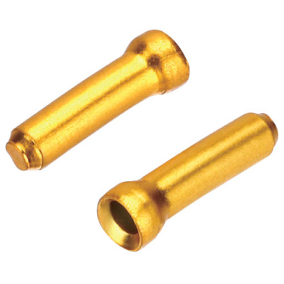 Наконечник троса тормоза Jagwire до 1,8мм, золотые