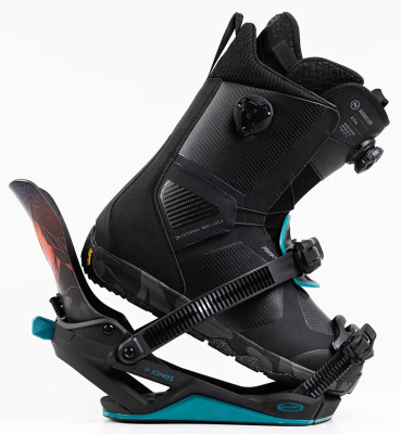 Крепления для сноуборда Jones Mercury FASE Blue Art от магазина Адреналин