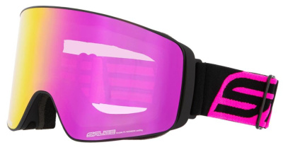 Очки горнолыжные со сменной МАГНИТНОЙ линзой Salice 106DARWF Black/Violet DARW Irex + Light radium 