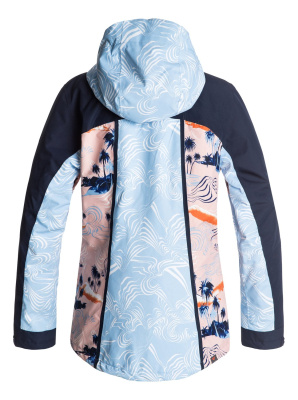 Куртка Ж ROXY WILDLIFE JK MANDARIN ORANGE_POP SNOW CRYST