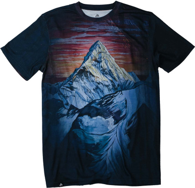 Футболка сноубордическая Jones Tee Ama Dablam SS Dark Gray