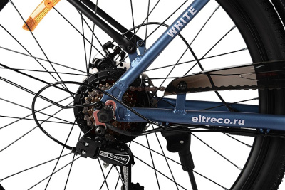 Электровелосипед  Eltreco White темно золотой глянец от магазина Адреналин