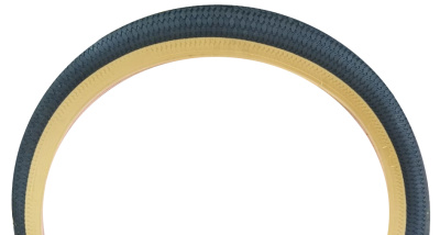 Велопокрышки WANDA 24"*2.3 P1141  черный, бежевая полоса, слик от магазина Адреналин