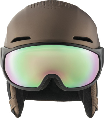 Картинка Горнолыжный шлем с визором Alpina SML Oro QV Mips Sepia Metallic/Cobalt Green S2-3 от магазина Адреналин Горнолыжный шлем с визором Alpina SML Oro QV Mips Sepia Metallic/Cobalt Green S2-3 от магазина Адреналин