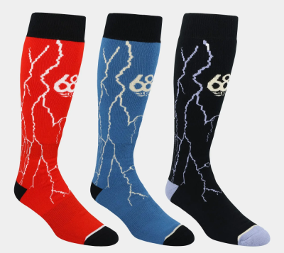 Носки сноубордические 686 STORM SOCK 3PK BRIGHT PACK