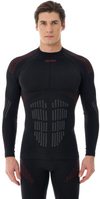 Термобелье Accapi кофта длинный рукав Synergy Black/Red