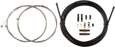 Комплект тормозных тросов с оплетками JAGWIRE UCK801,Universal Sport XL Brake Kit белый  от магазина Адреналин