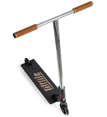 Трюковой самокат Tilt Contact (черный / хром / коричневый) от магазина Адреналин