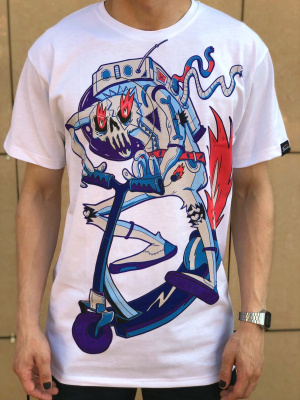 Футболка Комета Космонавт, белая Футболка Комета Космонавт, белая