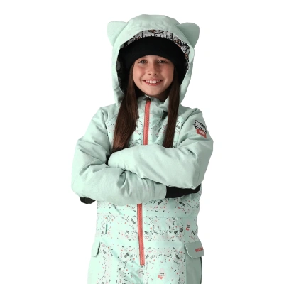 Комбинезон зимний для девочки 686 SHINE ONE-PIECE HELLO KITTY SEAGLASS BANDANA от магазина Адреналин