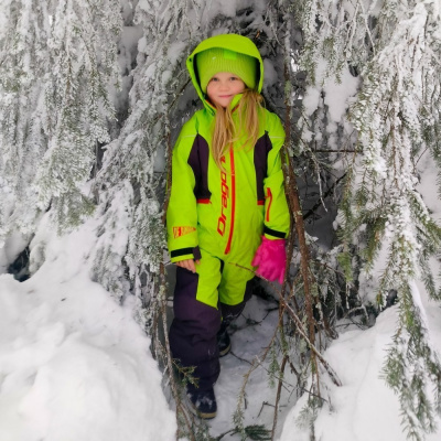 Картинка Зимний утепленный детский комбинезон Dragonfly GRAVITY Junior Lime - Plum от магазина Адреналин Зимний утепленный детский комбинезон Dragonfly GRAVITY Junior Lime - Plum от магазина Адреналин