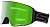 Очки горнолыжные со сменной МАГНИТНОЙ линзой Salice 106DARWF Black Charcoal/Darw Green от магазина Адреналин