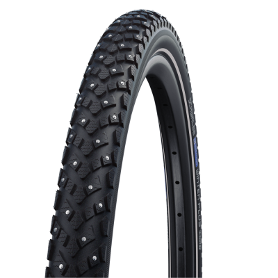 Велопокрышка зимняя шипы SCHWALBE 26"х 1.75" MARATHON WINTER PLUS (200шипов) Perf, SmartGuard