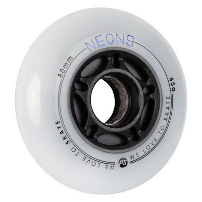 Комплект колес для роликов POWERSLIDE Neons 90/85A 4-pack Blue от магазина Адреналин