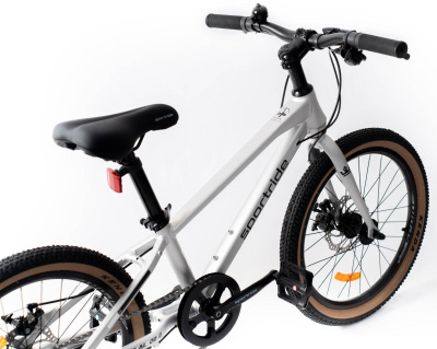 Детский велосипед SPORTRIDE AL 20 D (7 ск., рост OS) светло-серый 2026 от магазина Адреналин