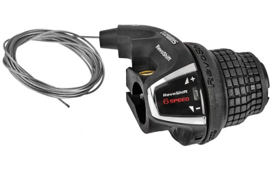 Шифтер Shimano Tourney, SL-RS35, прав, 6ск, 22,2 мм, 2050мм, revoshift