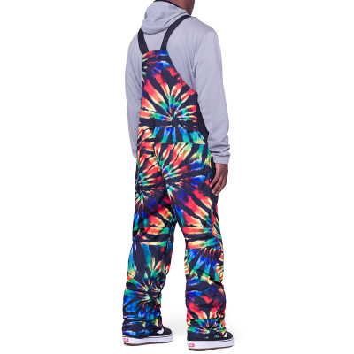 Полукомбинезон сноубордический 686 MNS FRONTIER SHELL BIB GRATEFUL DEAD BLACK TIE DYE от магазина Адреналин