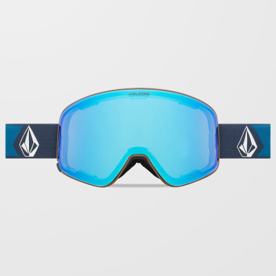 Очки горнолыжные со сменной линзой VOLCOM ODYSSEY NVY CBT ICE CHROME lens/DRK GRY bonus lens от магазина Адреналин