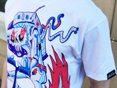 Футболка Комета Космонавт, белая Футболка Комета Космонавт, белая