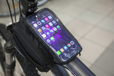 Велосумка LOTUS_SH7-P23 на раму с чехлом для смартфона