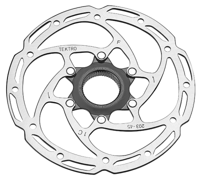 Тормозной диск Tektro TR203-45, C.Lock, 203 мм, толщина 2.3 мм