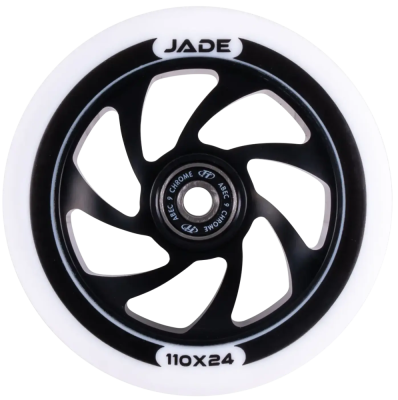 Колесо для ТРЮКОВОГО самоката TechTeam  110*24 мм, Jade, white