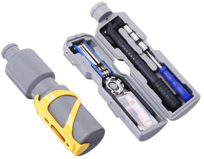 Ремонтный комплект велосипедный в дорогу Kenli KL-9806 в виде велофляги Ремонтный комплект велосипедный в дорогу Kenli KL-9806 в виде велофляги